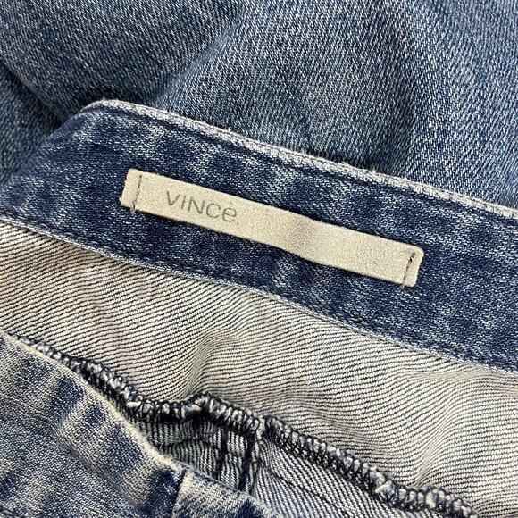 Vince Patchwork Straight Leg Ankle Jeans - Size 26 - Low Rise - Shadow Pocket - Picture 5 of 10